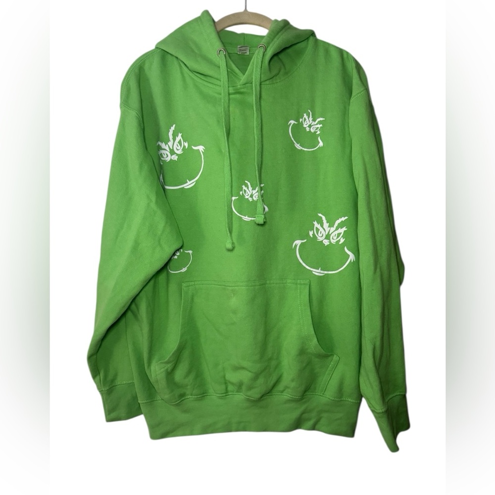 Dallas Shirts Green Grinch Sweatshirt Size L